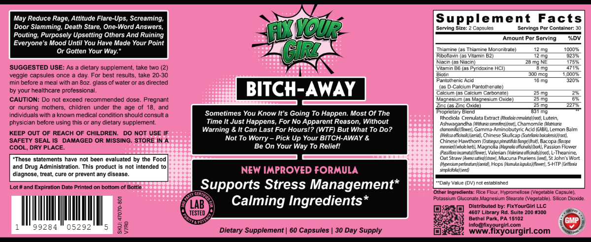 BITCH-AWAY - Deep Calm Formula