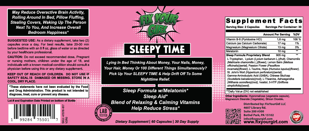SLEEPY TIME - Sleep Formula