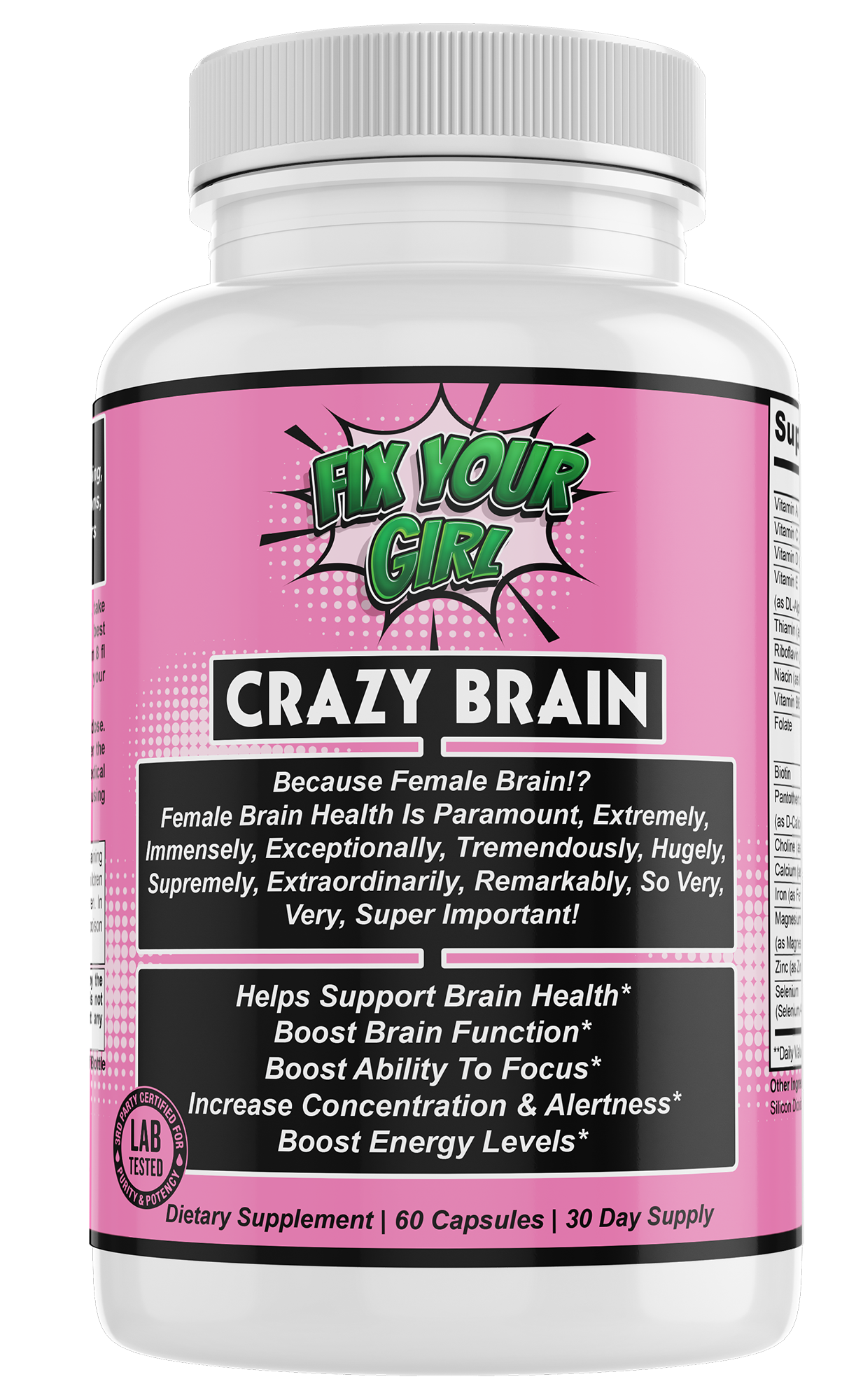 CRAZY BRAIN - Neuro Brain & Focus