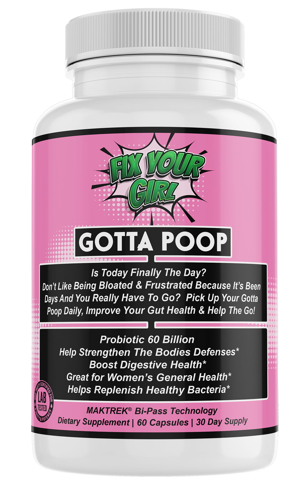 GOTTA POOP - Probiotic 60 Billion
